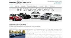 Desktop Screenshot of masterautomotive.net